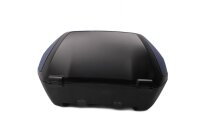Seitenkoffer Topcase Gepäckbox Hartschale Schloss blau schwarz Honda universell