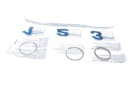 Jeu de segments de piston, joint de cylindre, segments de...