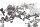 Schroevenset, schroeven met schroefdraad, moeren BMW R 1200 RT K26 0430 R12T 10-13