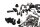 Schroevenset, schroeven met schroefdraad, moeren BMW R 1200 RT K26 0430 R12T 10-13