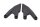 Heel protector pair, footrest left right, protective cover KTM Enduro 690 RA 19-19