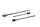 Axe, boulon de bras oscillant, cadre, kit de vis Hyosung GT 650 R GT650R 05-08