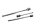 Axe, boulon de bras oscillant, cadre, kit de vis Hyosung GT 650 R GT650R 05-08