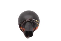 Rear indicator, round, orange housing, connection cable...