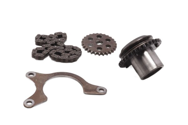 Oil pump drive chain, pinion, gear, deflection plate Honda ST 1100 SC26 90-01