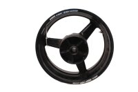 Rear wheel rim, three-spoke rim, 17x5.50, black Yamaha YZF R6 RJ03 036 01-02