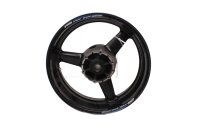 Rear wheel rim, three-spoke rim, 17x5.50, black Yamaha YZF R6 RJ03 036 01-02