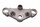 Upper fork bridge, handlebar mount, steering, steering head Honda ST 1100 SC26 90-01