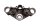 Upper fork bridge, handlebar mount, steering, steering head Honda ST 1100 SC26 90-01