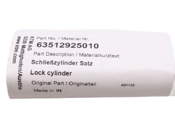 Schließzylinder Satz Koffer Gepäckverschluss KTM Adventure 1190 1190/13 13-16