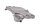 Montageplaat voor voetsteunbeugel linksvoor 5YU-274A4-00-00 Yamaha MT-01 RP12 05-12