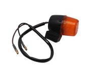 Front turn signals, round orange housing, black lighting...