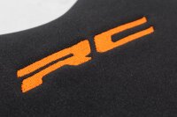 Forsæde, sportssæde, førersædehynde, betræk sort/orange KTM RC 390 A 24-24