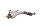 Footrest bracket carrier plate left front rear Honda ST 1100 SC26 90-01