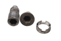 Swingarm axle, axle nut, swingarm bearing Honda ST 1100...
