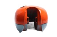 Bränsletank målad orangeblå, bensintank motorcykel MASH Seventy 125 20-20