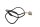 Clutch switch, cable connection BMW F 650 GS R13, F650GS/04 04-07