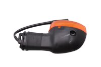 Front left turn signal, orange light, signal housing...