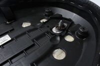 Correas de asiento, costuras decorativas acolchadas, color negro. Triumph Bonneville 1200 T120 20-20