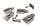 Tensor de cadena, ajuste del eje, basculante BMW F 650 GS R13, F650GS/04 04-07