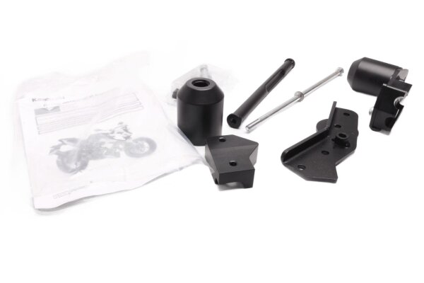 Crash bars, crash pads, set of engine protection, frame mount Kawasaki Z 125 K 20-20
