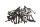 Jeu de vis, écrous, petites pièces, cadre, moteur BMW F 650 GS R13, F650GS/04 04-07