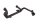 Right-hand luggage rack bracket, pannier rack support Honda Pan European SC26 90-01