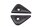 support de pare-brise, cache en caoutchouc, cadre, carénage Honda Pan European SC26 90-01