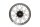 Roue à rayons 3.00x17 moyeu arrière jante de roue arrière BMW F 650 GS R13, F650GS/04 04-07