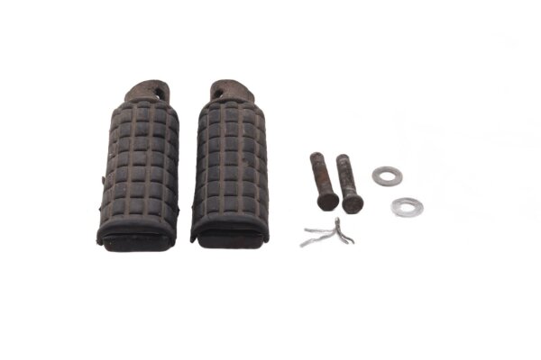 Passenger footrest pair, rubber, rear left and right Honda CBR 1000 F SC24 89-93