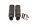 Passenger footrest pair, rubber, rear left and right Honda CBR 1000 F SC24 89-93