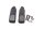 Passenger footrest pair, rubber, rear left and right Honda CBR 1000 F SC24 89-93