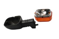 Front left turn signal, orange housing and glass, part number 483530 BMW F 650 GS R13, F650GS/04 04-07