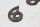 Piastra tendicatena, forcellone, asse, ruota posteriore Suzuki DR 800 S SR43B 91-97
