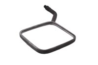 Right-hand rearview mirror, square, threaded mounting...