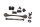 Fuel tank bracket damping rubbers mounting kit Honda CBR 1000 F SC24 89-93