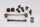 Fuel tank bracket damping rubbers mounting kit Honda CBR 1000 F SC24 89-93