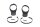 Front fork protectors, set left and right, mudguards Suzuki DR 800 S SR43B 91-97