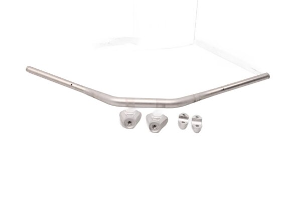 Manubrio con morsetti per il montaggio, argento BMW G 650 Xmoto E65X 0167 07-10