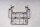 Porte-bagages arrière/support de valises/plaque de support pour porte-bagages Suzuki DR 800 S SR43B 91-97