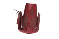 Front fender mudguard, red, curved Suzuki DR 800 S SR43B 91-97