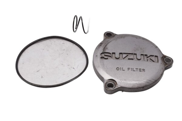 Oil filter cover gasket spring engine cover 382 2 Suzuki DR 800 S SR43B 91-97
