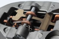 Front brake caliper, four-piston racing brake Ducati...