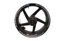 Rear wheel rim, aluminum rim, black, rear Aprilia SL 1000...