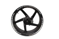 Rear wheel rim, aluminum rim, black, rear Aprilia SL 1000...