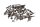 Schroefset motorsteunbouten moeren Ducati ST4 916ST4 98-03