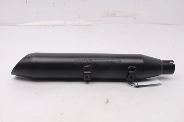 Exhaust muffler left matte black Harley-Davidson Street Glide 1745 FLHX 17-17
