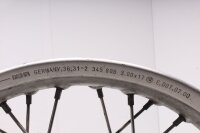 Spoked rim rear wheel 3.00x17 36 31-2 345 806 BMW F650GS Dakar R13 0173 00-03