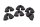 Cardan joint rubbers, damper, final drive Suzuki GSF 1200 S Bandit WVA9 01-05
