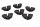 Cardan joint rubbers, damper, final drive Suzuki GSF 1200 S Bandit WVA9 01-05